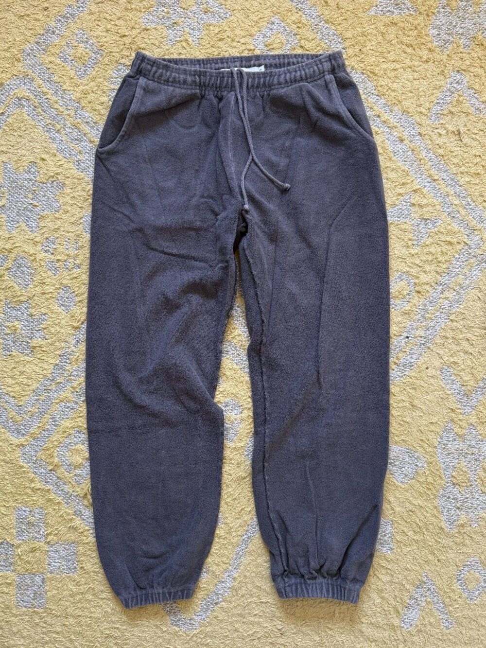 Melody Ehsani Reversed 100% Heavyweight Cotton Sweatpants - Vintage Black